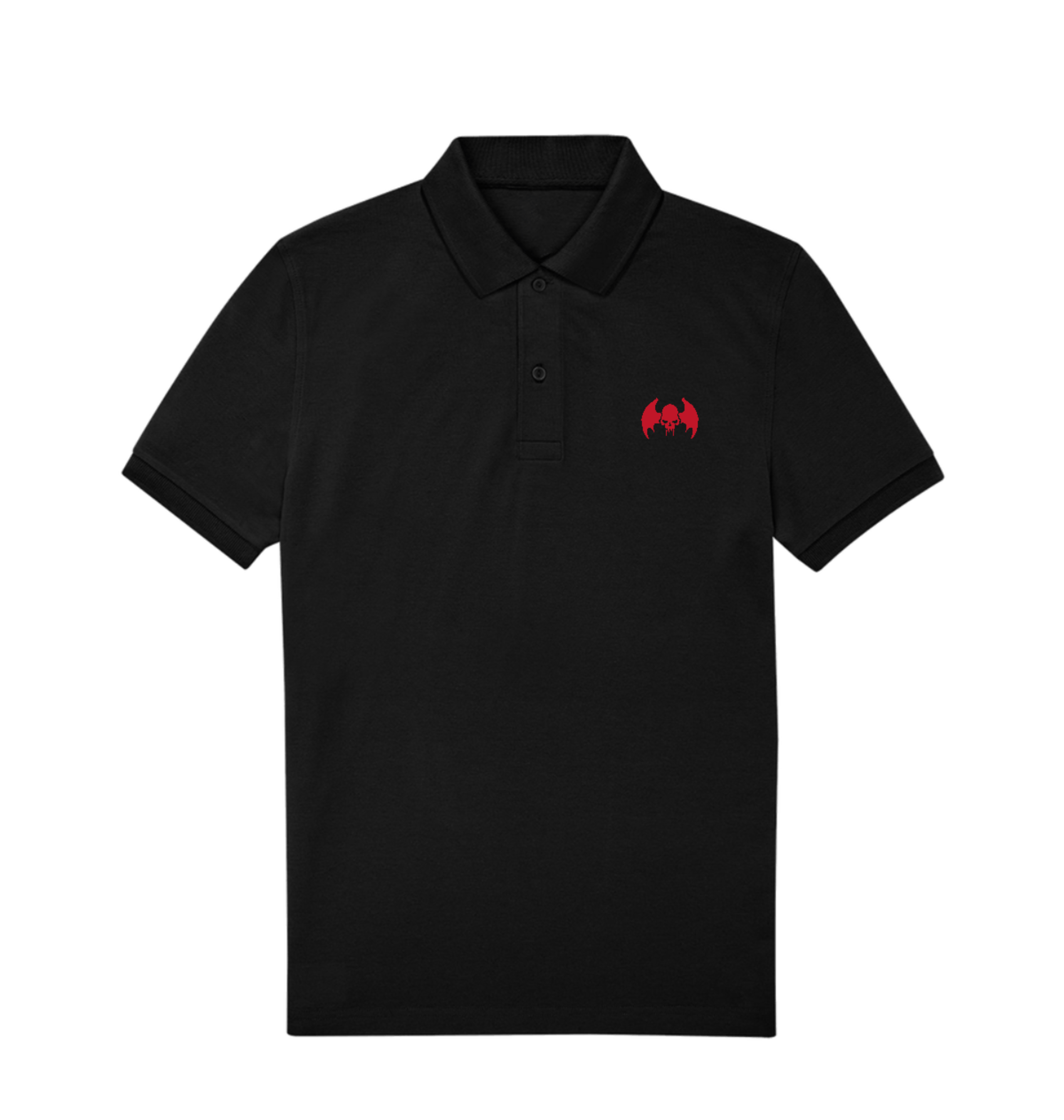 Black Polo Shirt Front
